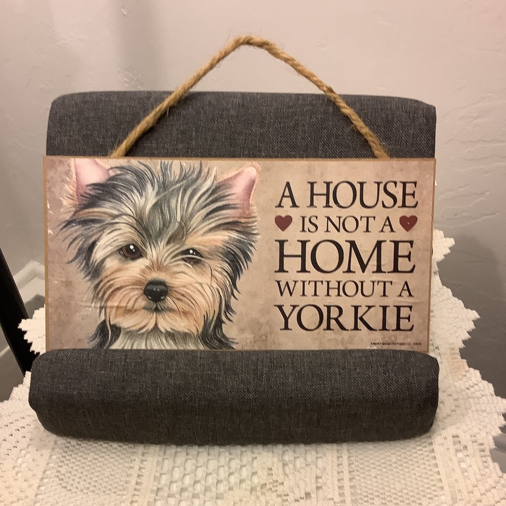 Yorkie Indoor Dog Sign